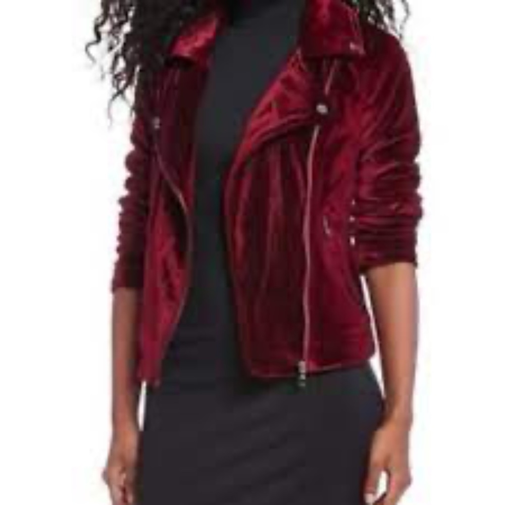 Red Velvet Jacket from Badgley Mischka